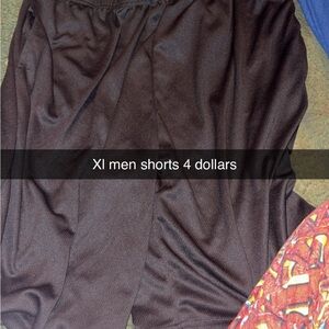 Men's Black Shorts
